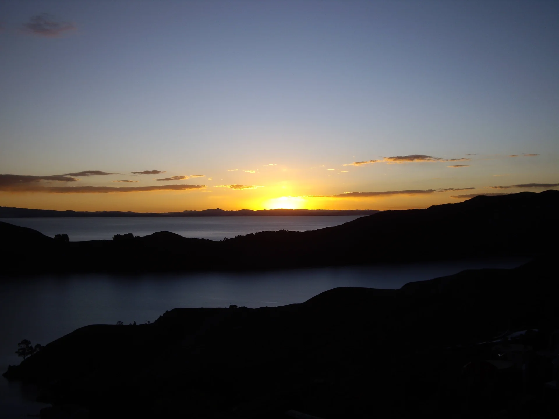 Zonsondergang Isla del Sol